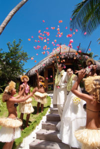 Wedding at the Bora Bora Pearl Beach Resort